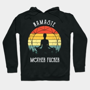 Yoga Namaste Mother Fucker Colorful Hoodie